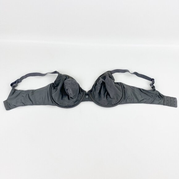 Women's DKNY Underwire Bra size 38D Storm Gray Silky Fabric - Picture 4 of 6